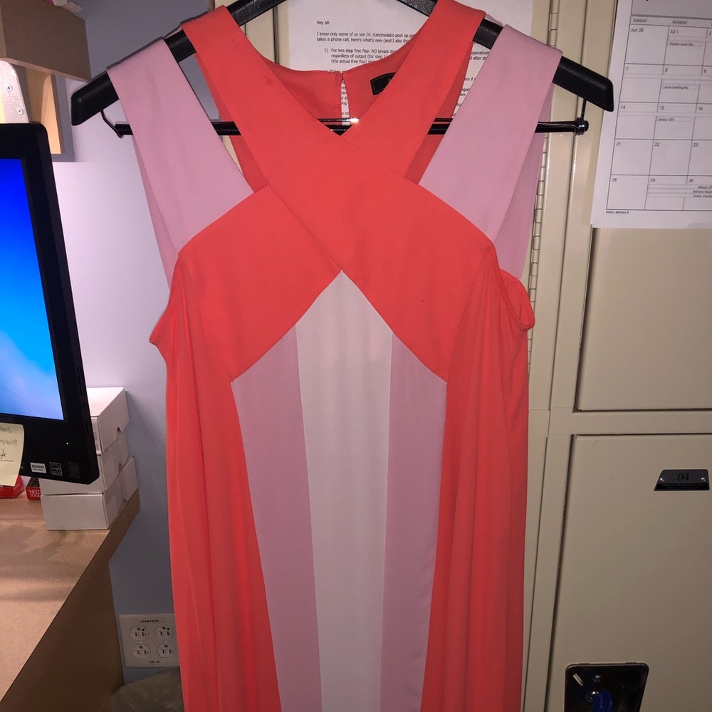 BCBG wedding guest dress!